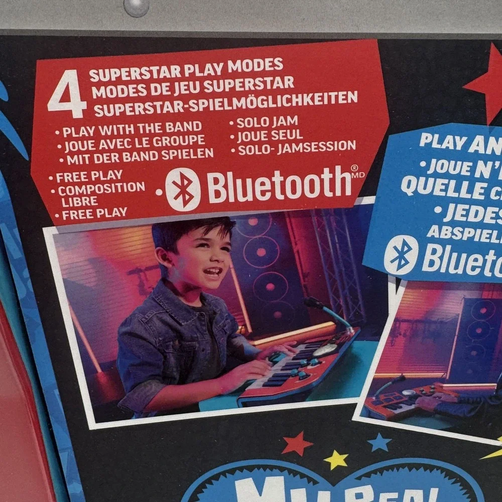 Little Tikes My Real Jam Keyboard Bluetooth Mic Red Kids Piano NWT